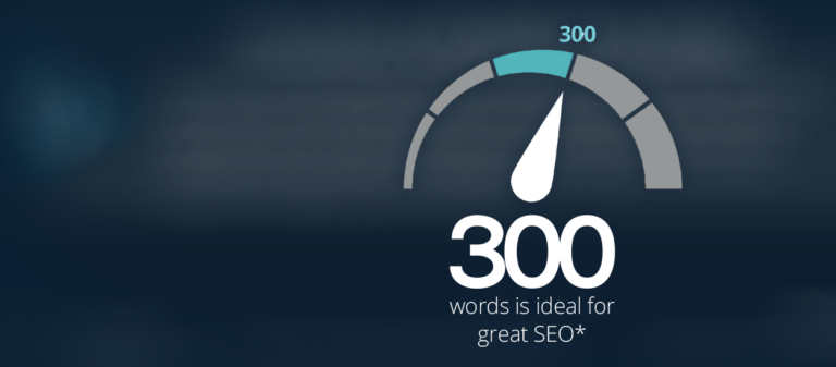 300 words is ideal for a blog post