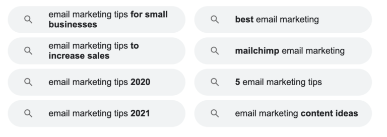 Related searches for "email marketing tips"